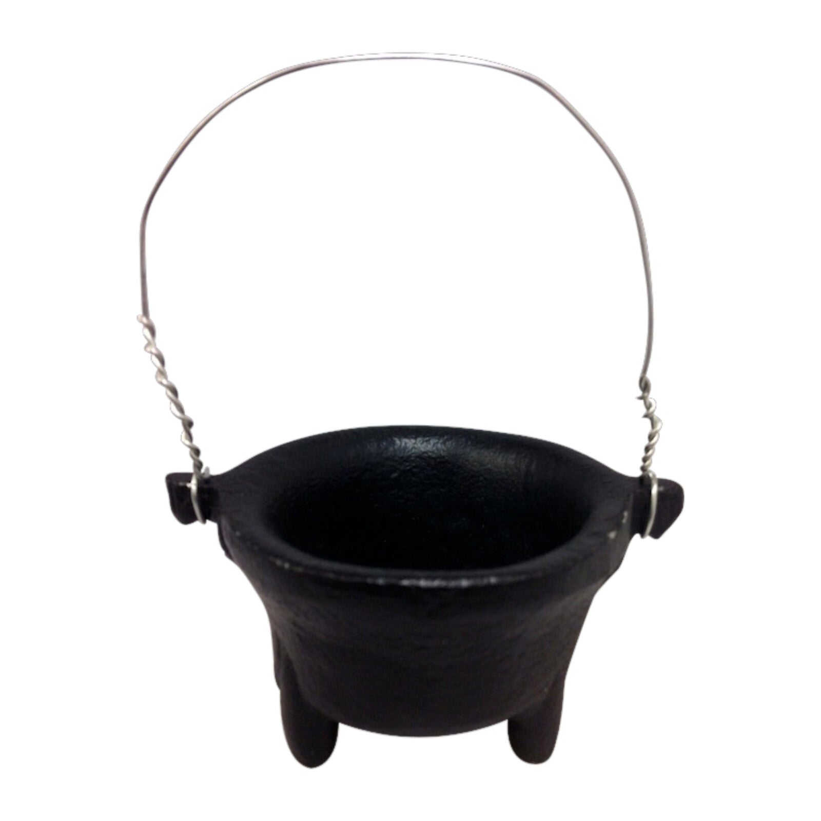 3" Black Incense Pot