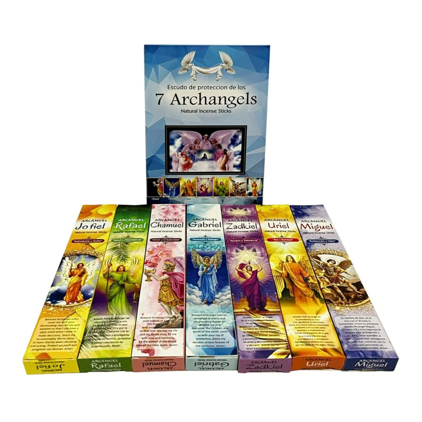 7 Archangel Natural Incense Sticks Gift Pack