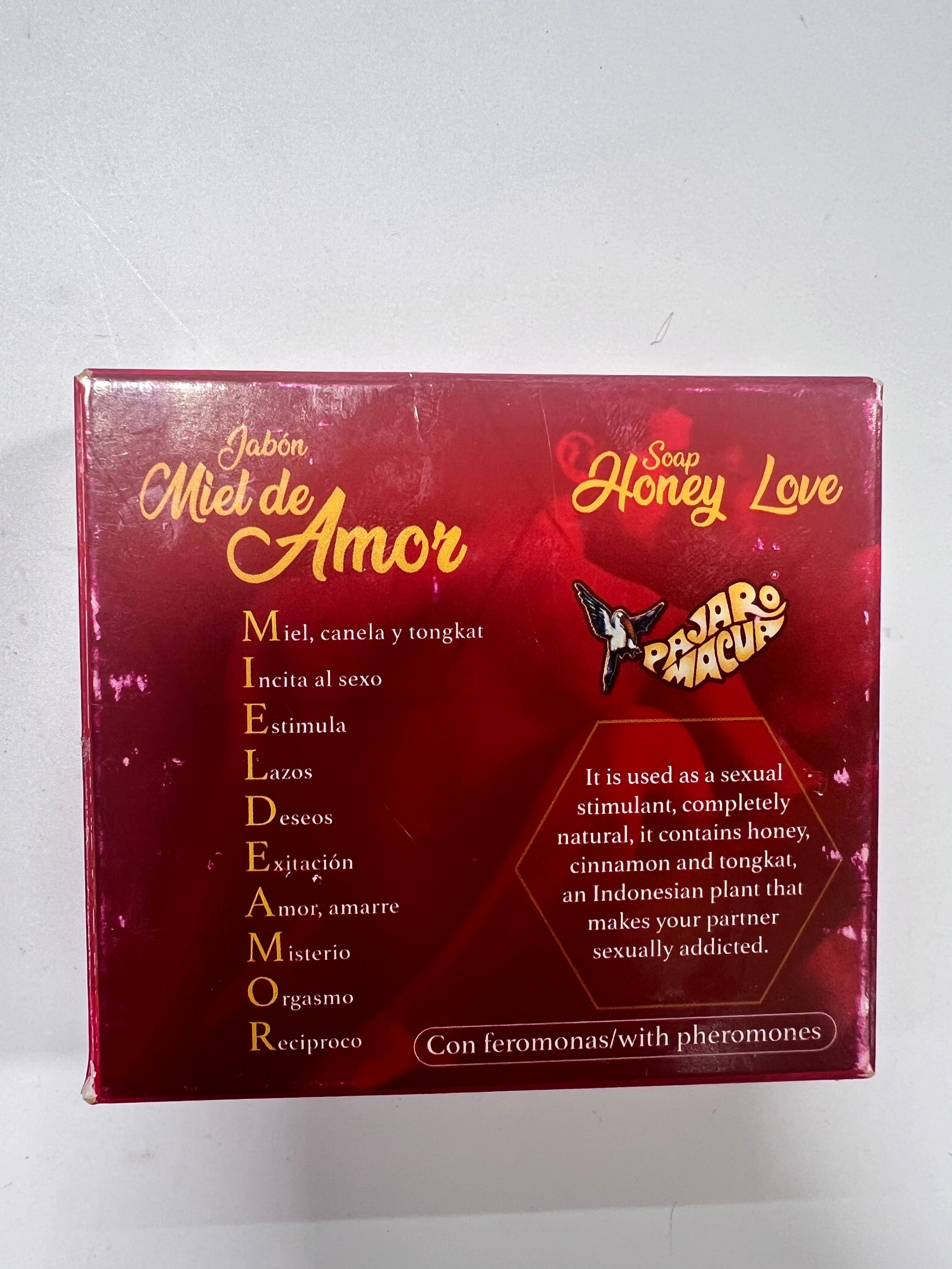 honey of love soap (miel de amor jabon con pheromones)