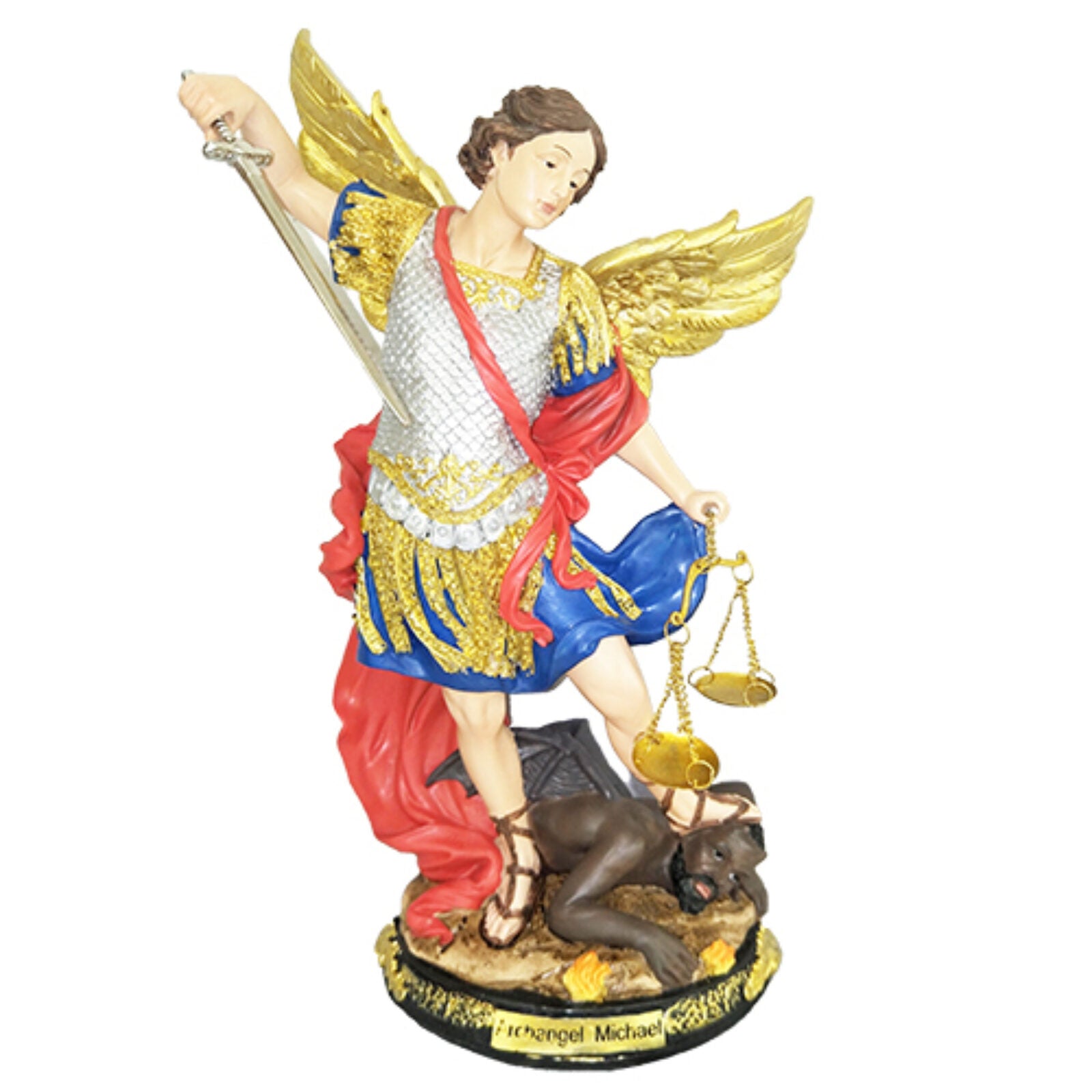 Saint Michael (San Miguel) Statue 12"