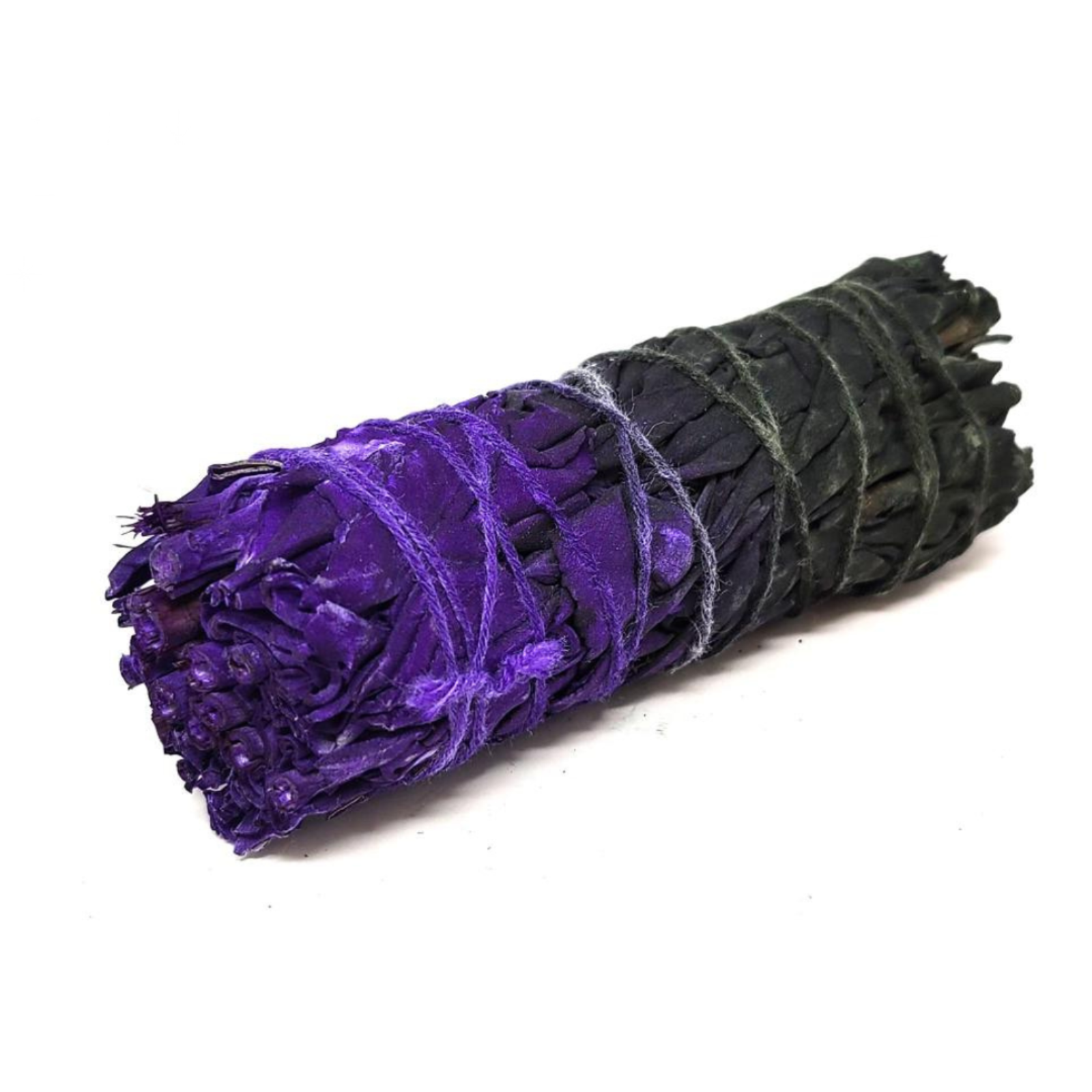 Reversible Sage Smudge Stick For Power & Protection (Black/Purple)