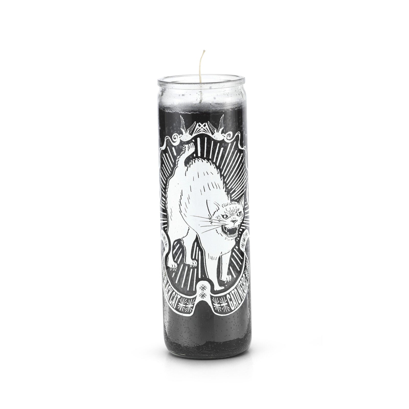 Black Cat 7 Day 1 Color Prayer Candle Black Check My Vibes