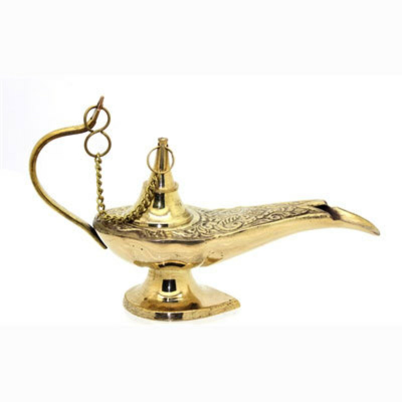 Aladdin Lamp Brass Incense Burner
