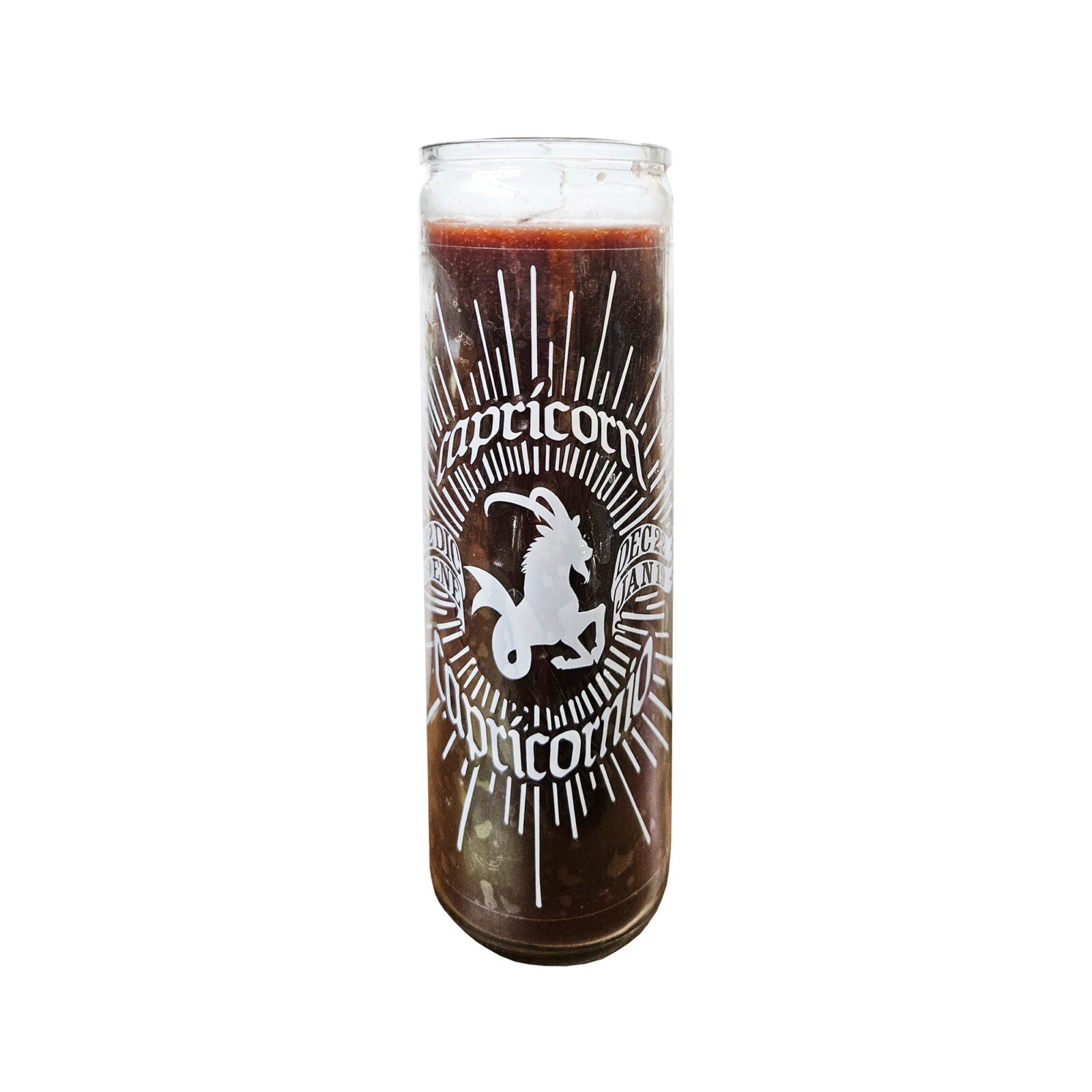 Capricorn Zodiac Candle, 7 Day