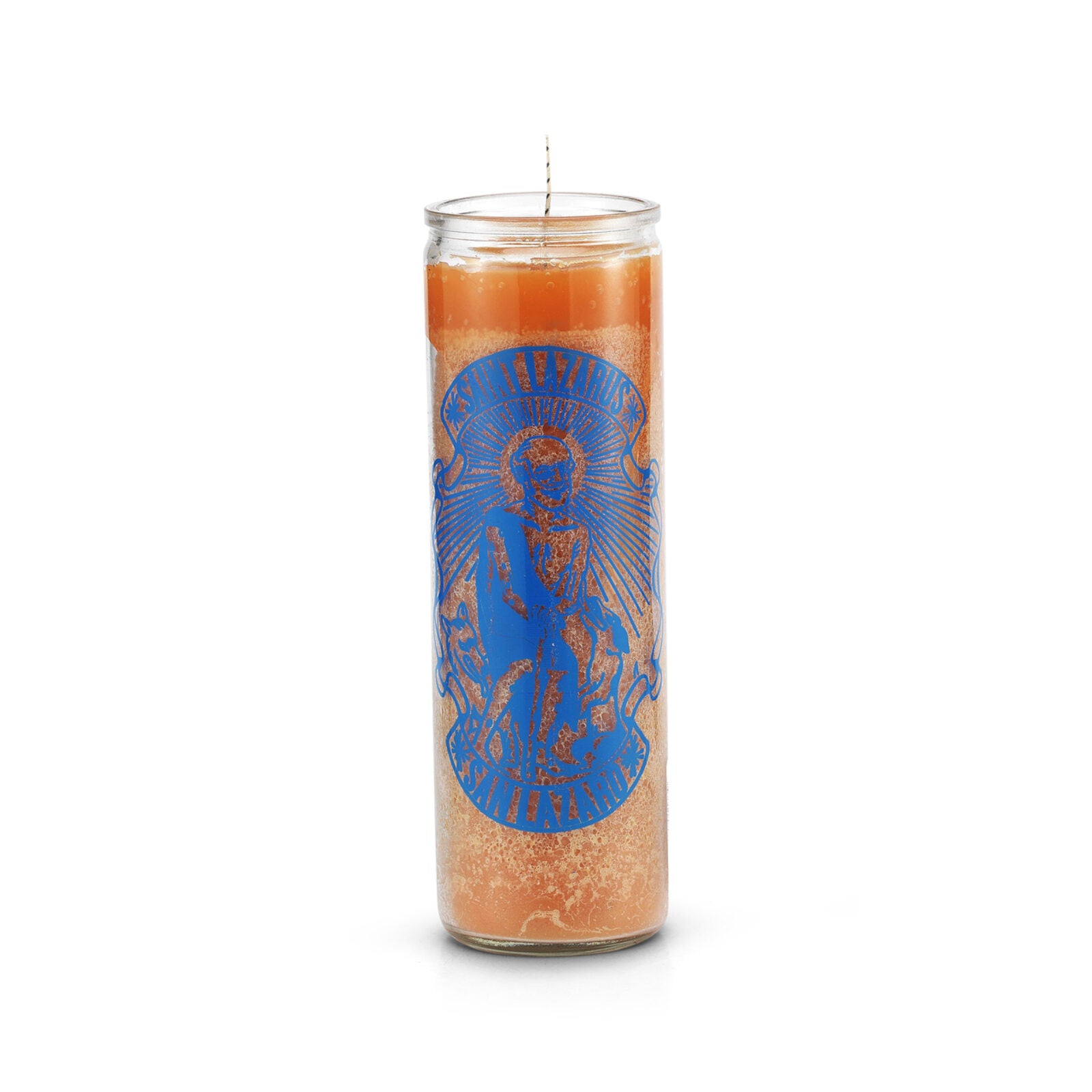 Saint Lazarus (San Lazaro) 7 Day Saint Candle Gold Check My Vibes