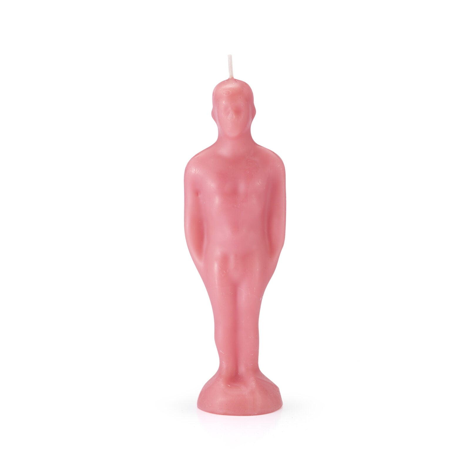 Male Image Candle Pink Check My Vibes