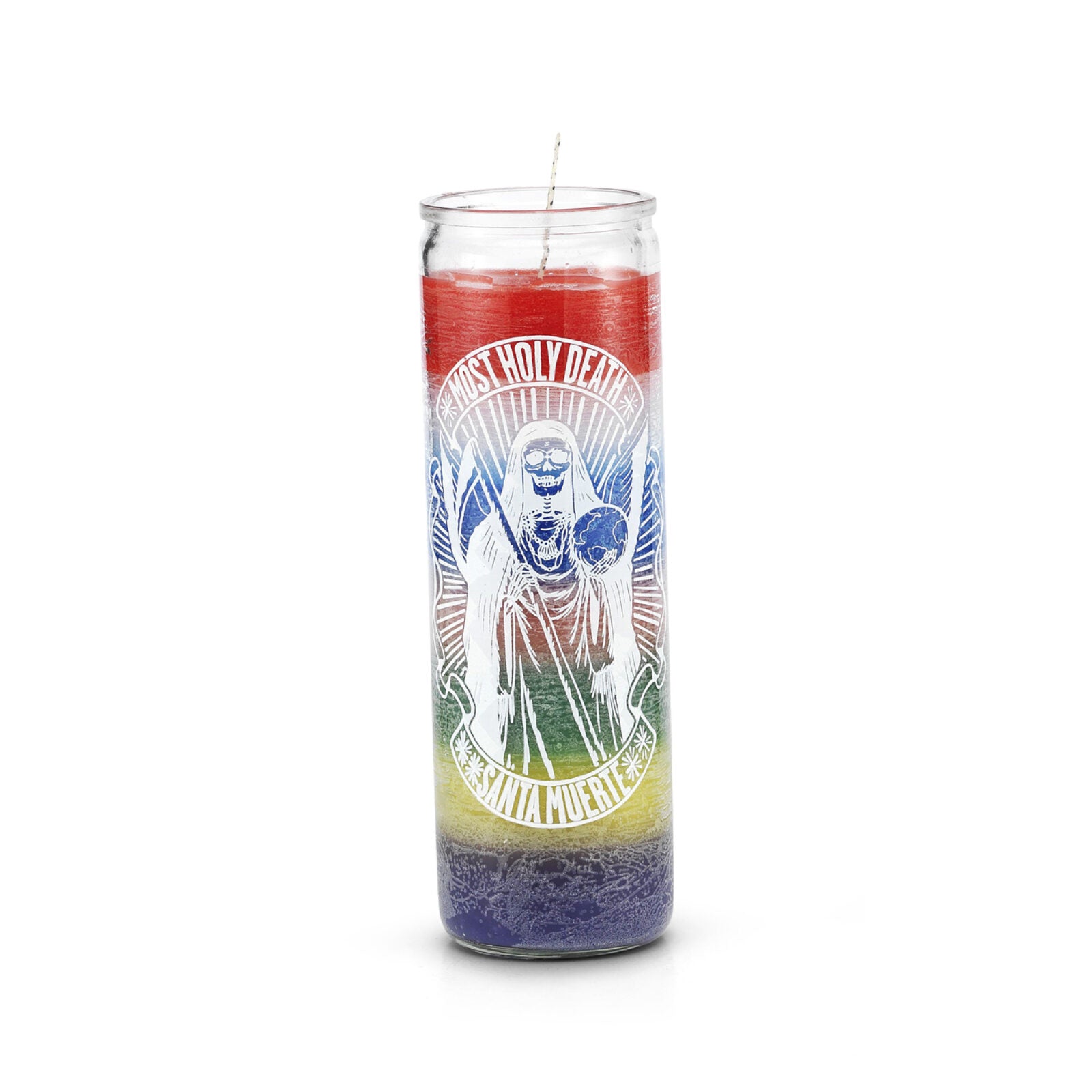 Santisima Muerte 7 Color 7 Day Prayer Candle Check My Vibes